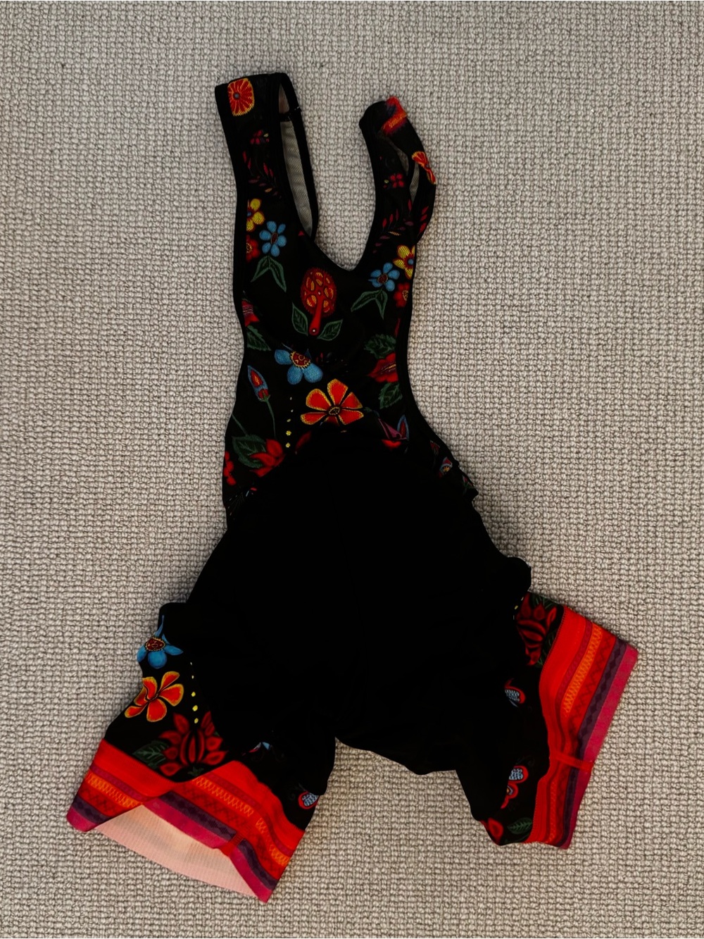 CYCOLOGY - Women’s "Frida" Floral Bike Bib Shorts - S